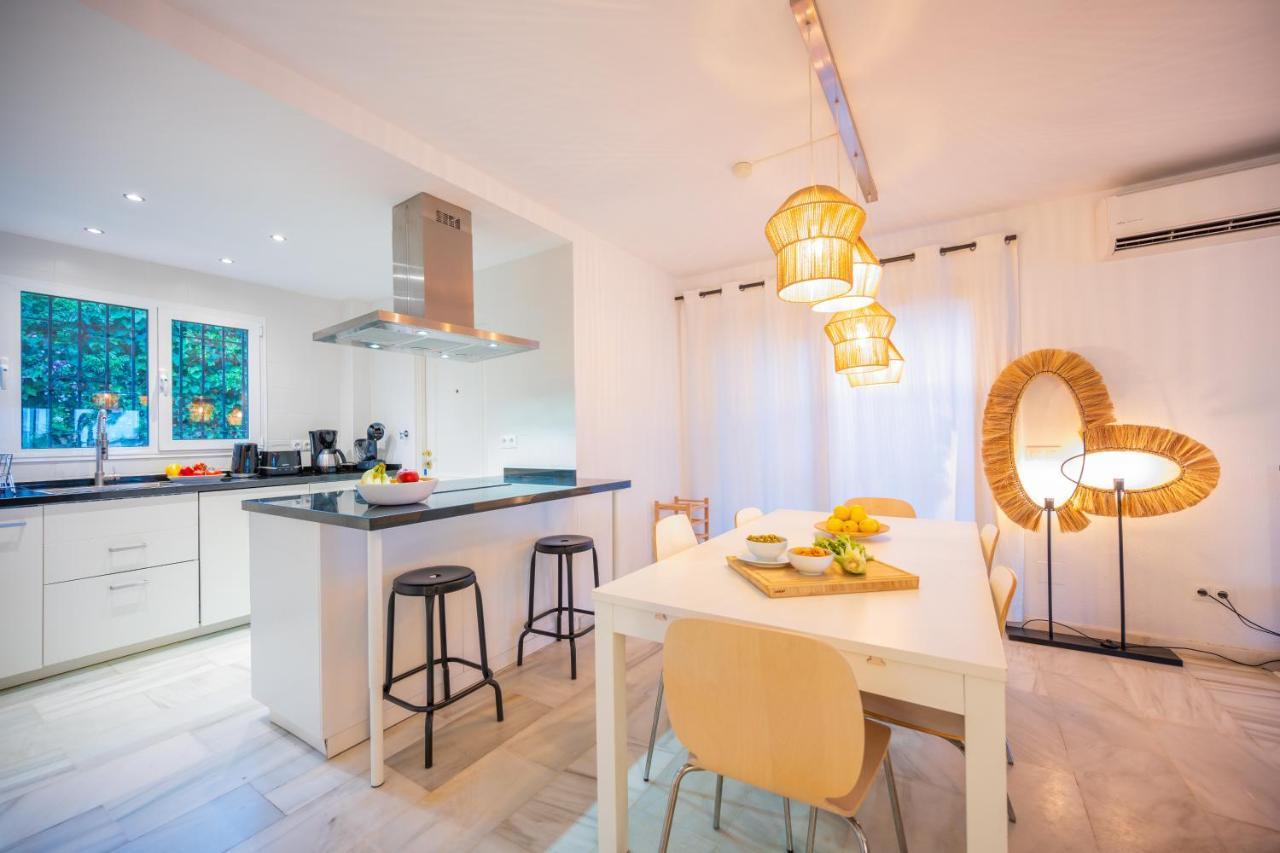 Typical Beach House Las Chapas Playa With Heated Pool Marbella Exterior photo
